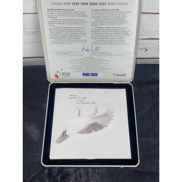 Canada Post Millennium 1999-2000 Canada Stamp set In Keepsake Box - Picture 2 of 6